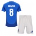 Maillot de foot Italie Jorginho Frello #8 Domicile vêtements enfant Europe 2024 Manches Courtes (+ pantalon court)